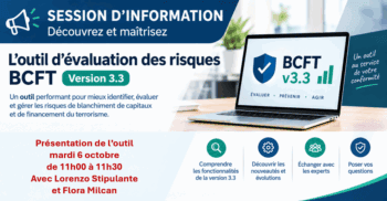 RBA version 3.3 – Session de présentation de l’outil d’évaluation des risques BCFT